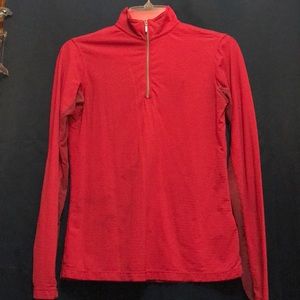 Pink and Blue Horseback riding long sleeve shirt